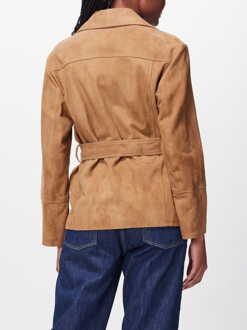 Women's 'artu' Jacket In Suede Leather by Weekend Max Mara