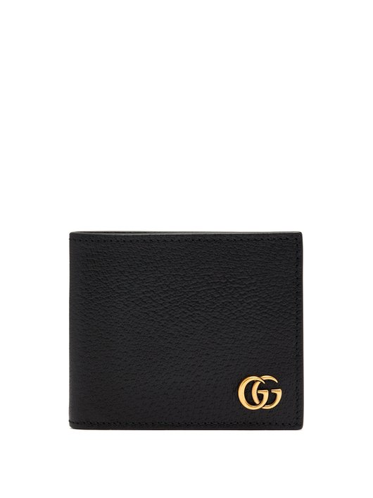 GG Marmont grained-leather bi-fold wallet