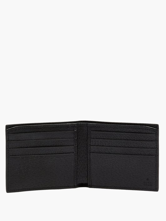 GG Marmont grained-leather bi-fold wallet