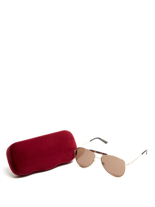 Aviator metal sunglasses