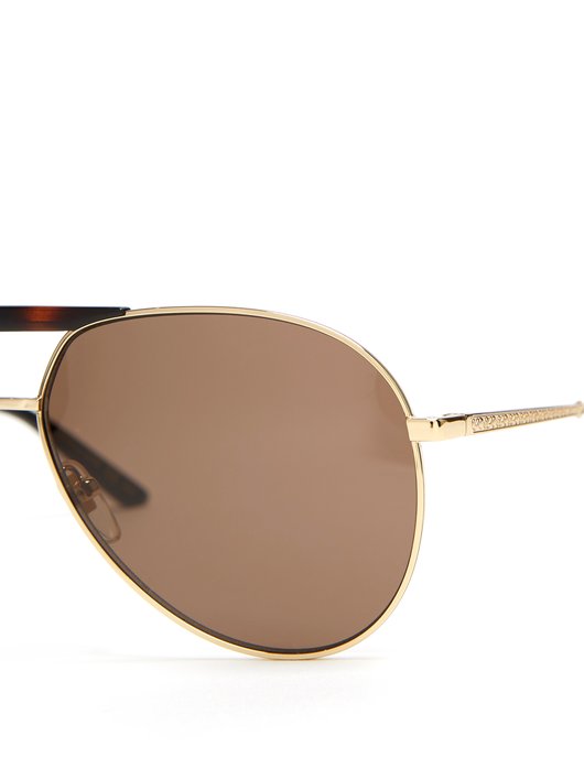 Aviator metal sunglasses