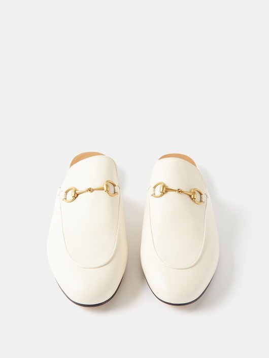 Princetown leather backless loafers