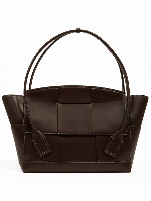 The Arco large Intrecciato leather bag