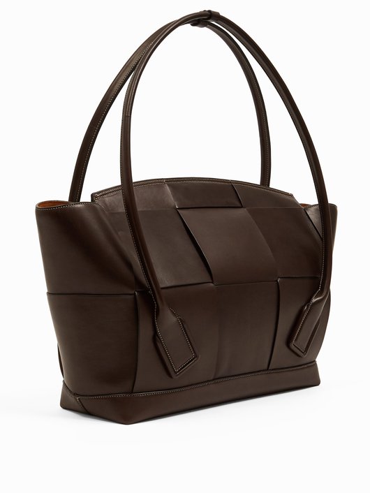 The Arco large Intrecciato leather bag