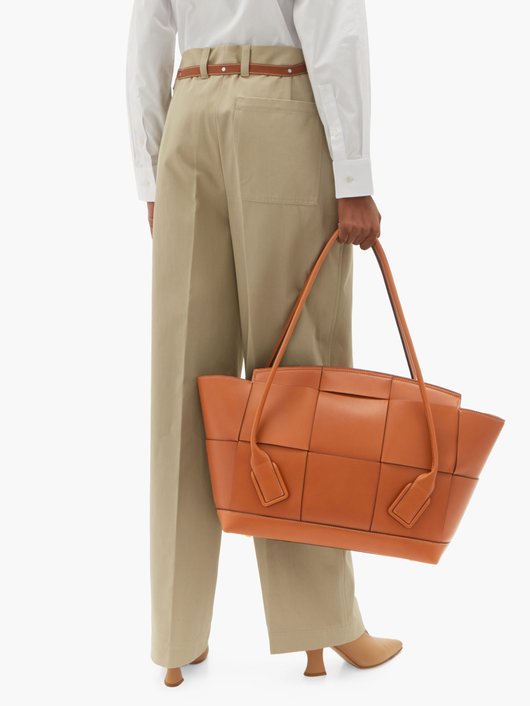 The Arco large Intrecciato leather bag