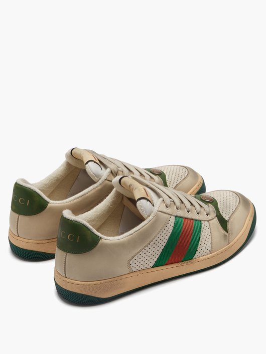 Gucci Screener leather trainers