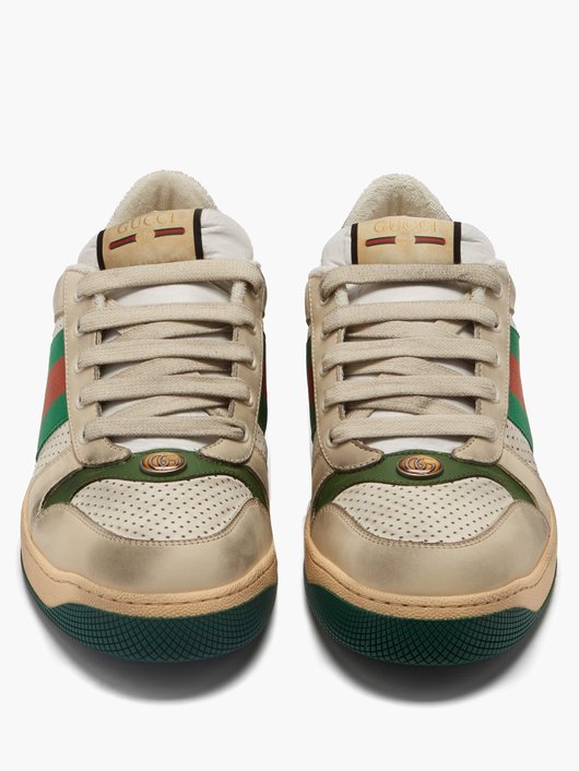 Gucci Screener leather trainers