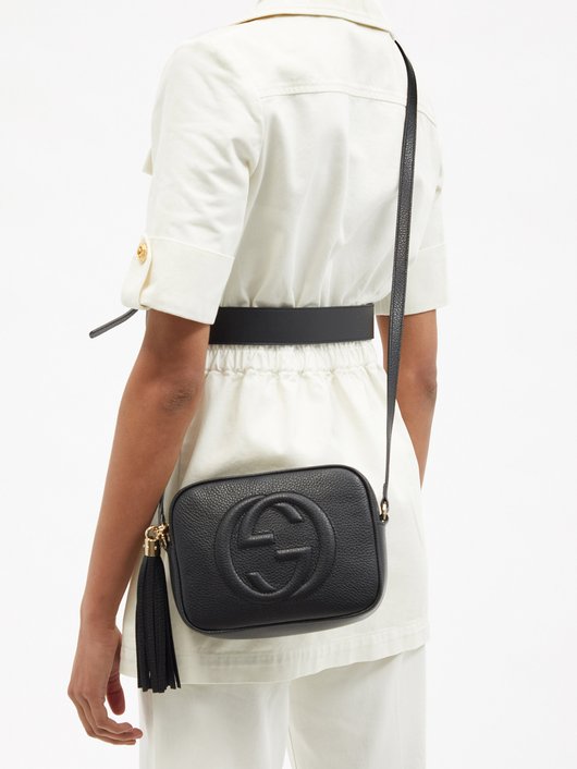 Soho GG small leather cross-body bag