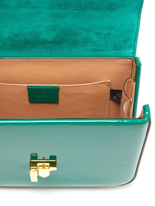 Sylvie 1969 small patent-leather shoulder bag