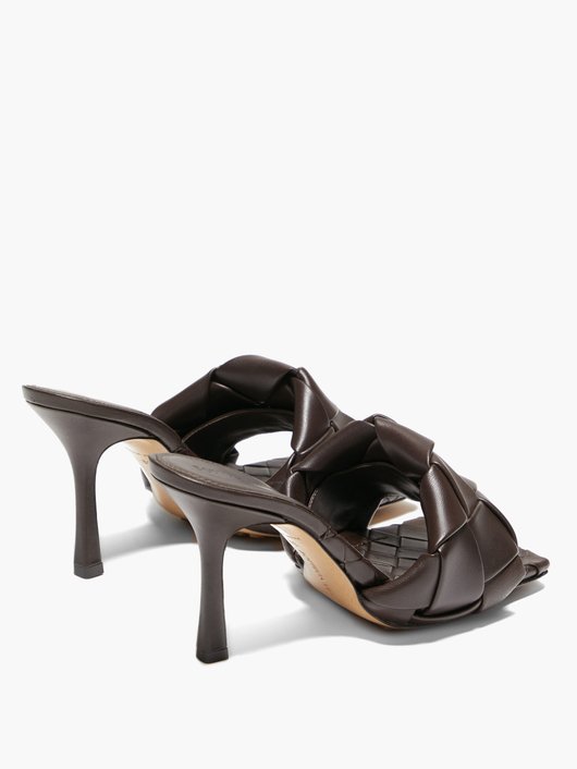 The Lido Intrecciato leather mules