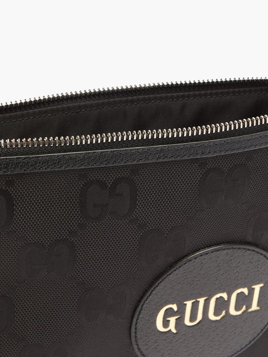 Off The Grid GG-jacquard canvas pouch