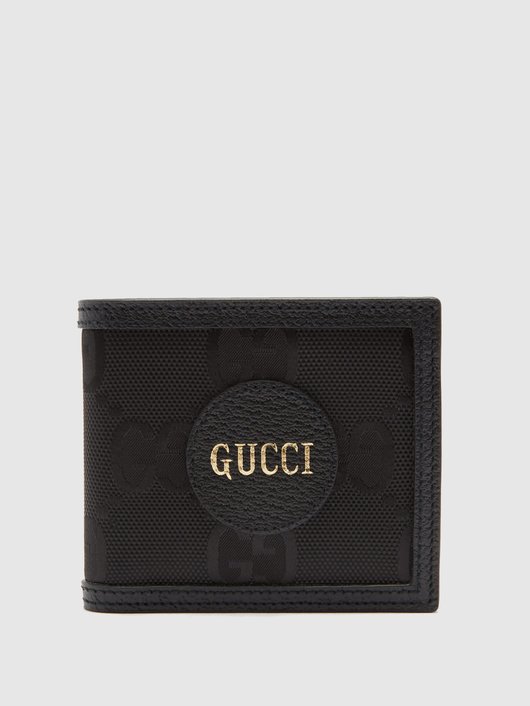 Logo-patch large GG-canvas bifold wallet