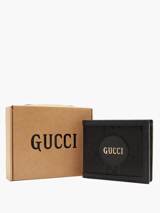 Logo-patch large GG-canvas bifold wallet