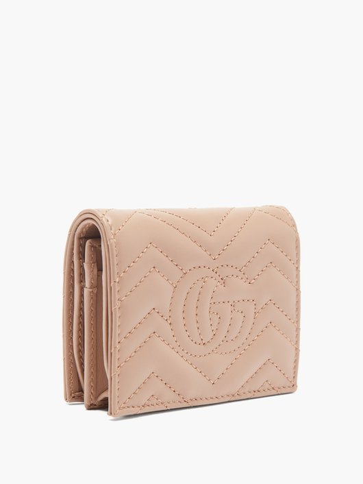 GG Marmont bi-fold quilted-leather cardholder