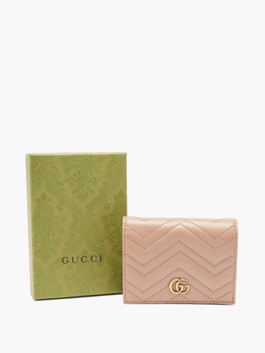 GG Marmont bi-fold quilted-leather cardholder