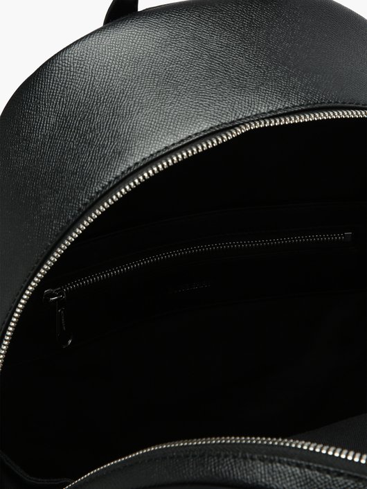 Rocco palmellato-leather backpack