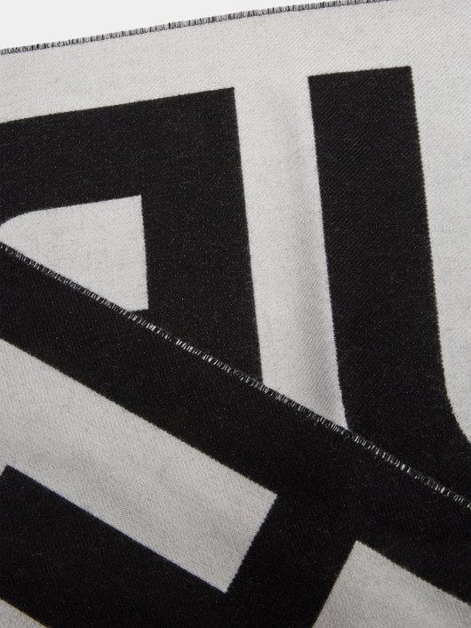 Burberry Logo-jacquard wool scarf