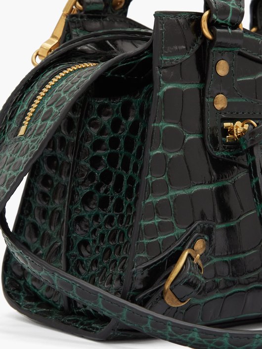 Neo Classic mini croc-effect leather bag