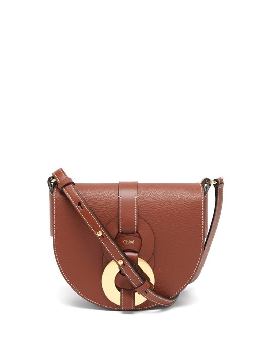 Darryl grained-leather cross-body bag