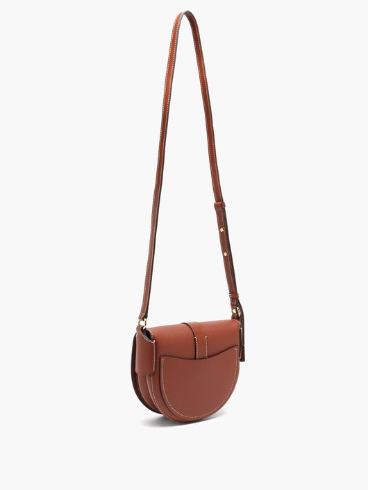 Darryl grained-leather cross-body bag