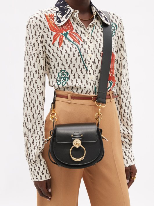 Tess small leather cross-body bag