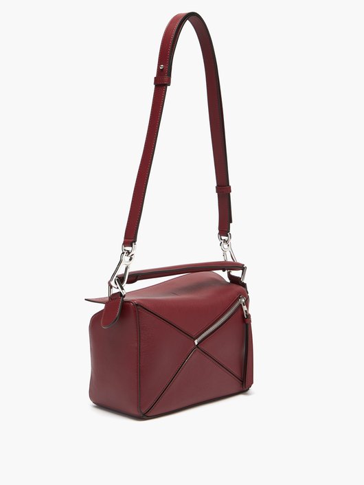 Puzzle small leather cross-body bag