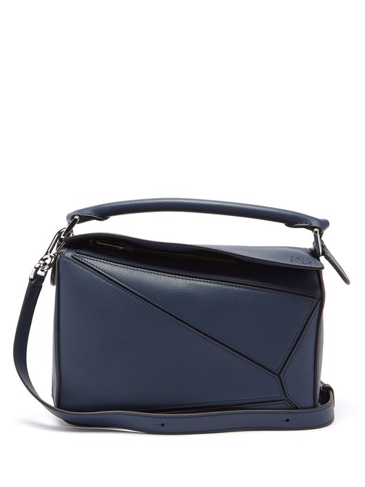 Puzzle small leather cross-body bag