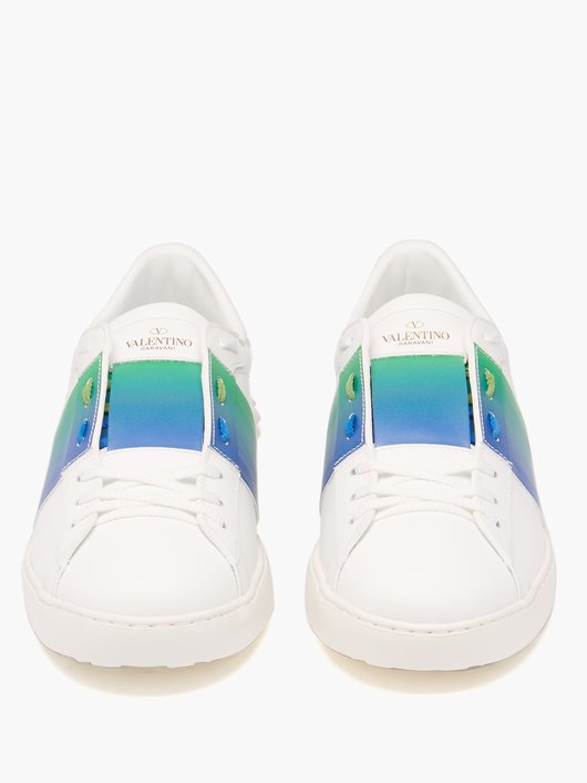 Rockstud Untitled leather trainers