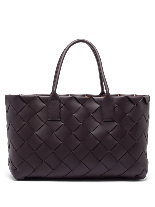 Maxi Cabat Intrecciato leather tote bag