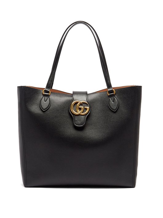 GG medium leather tote bag