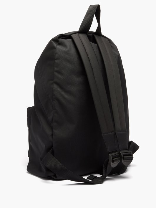 Oversized XXL recycled-nylon backpack