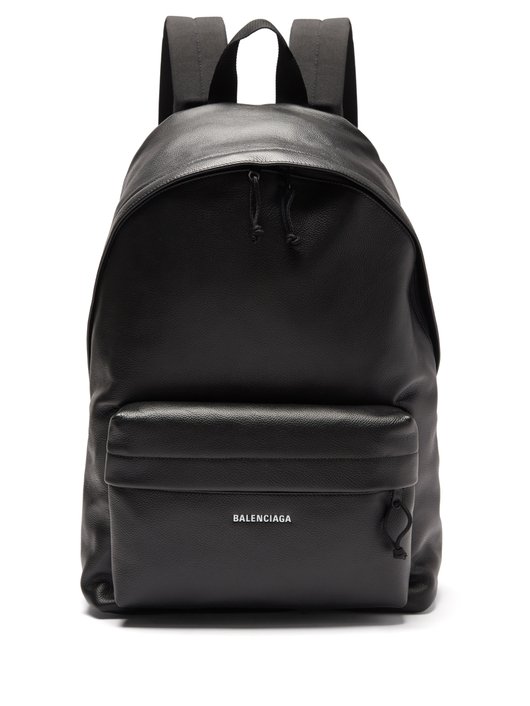 Explorer leather backpack