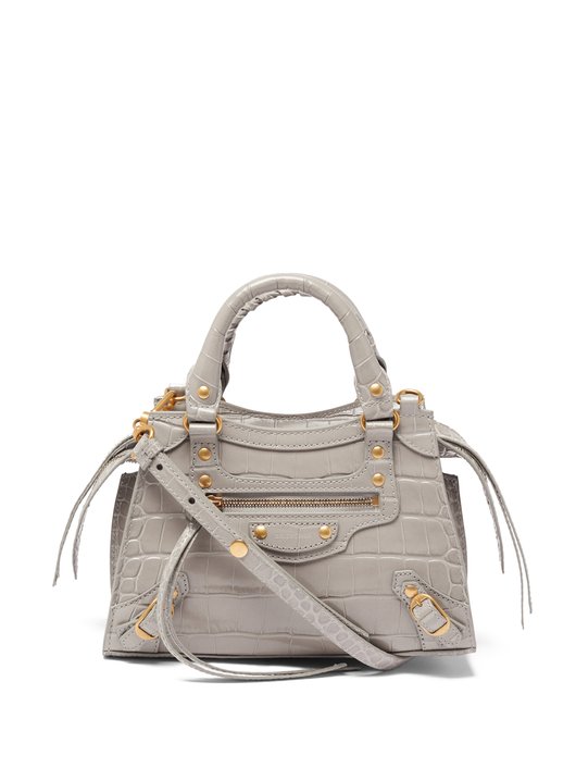 Neo Classic City mini crocodile-effect leather bag