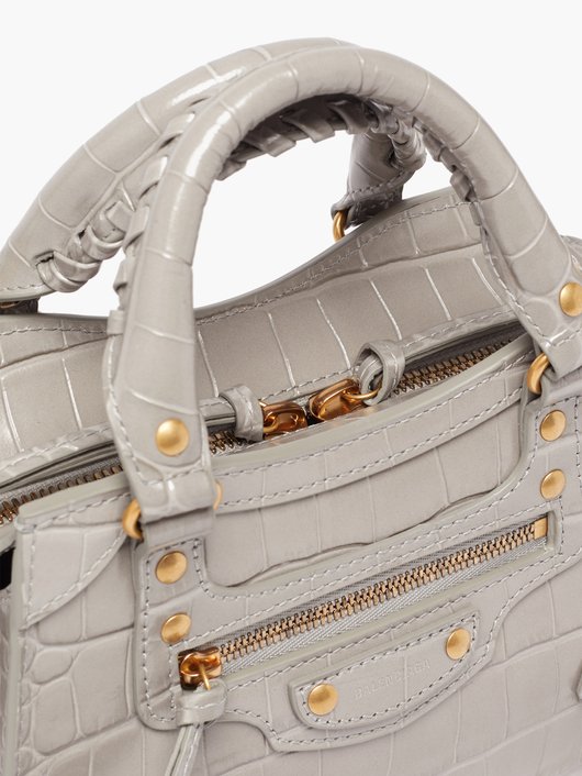 Neo Classic City mini crocodile-effect leather bag