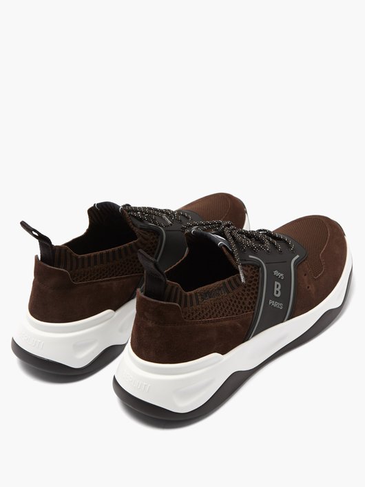 Berluti Mesh and suede trainers