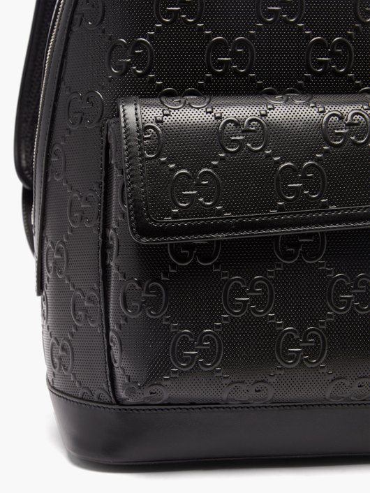 GG Tennis leather backpack