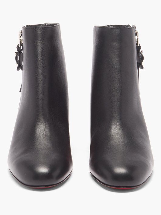 Ziptotal 55 leather ankle boots