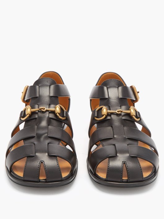 Elektra leather fisherman sandals