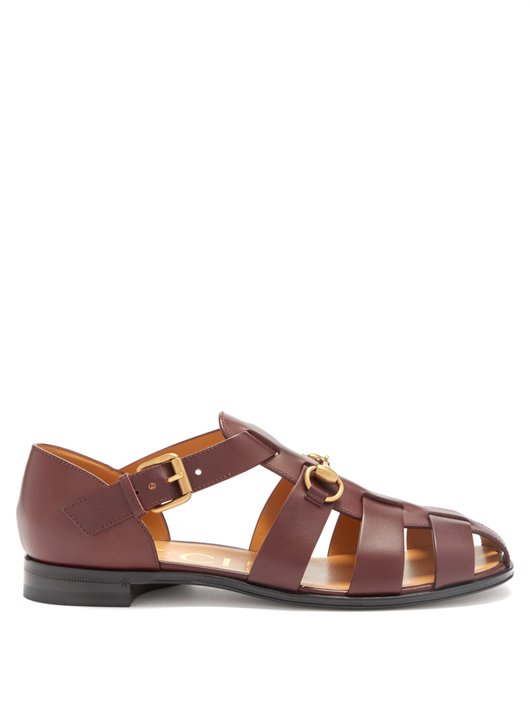 Elektra leather fisherman sandals