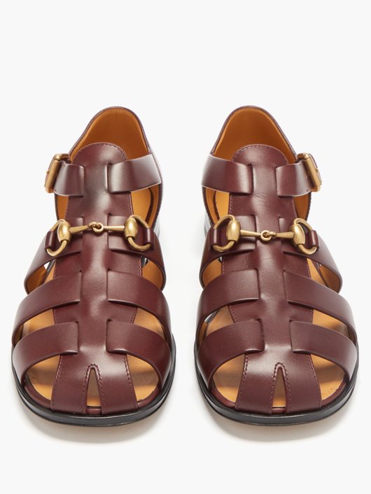 Elektra leather fisherman sandals