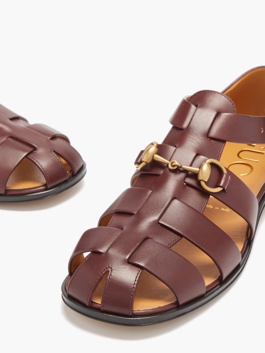 Elektra leather fisherman sandals