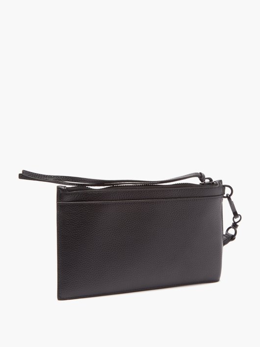 Balenciaga Neo Classic grained-leather pouch