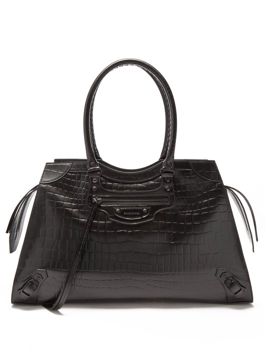 Neo Classic City large croc-effect leather bag