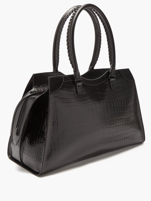 Neo Classic City large croc-effect leather bag