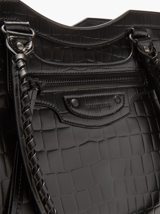 Neo Classic City large croc-effect leather bag