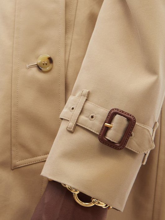 Burberry Chelsea long gabardine trench coat