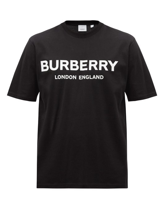ÁO PHÔNG BURBERRY Letchford logo-print cotton-jersey T-shirt SS2021