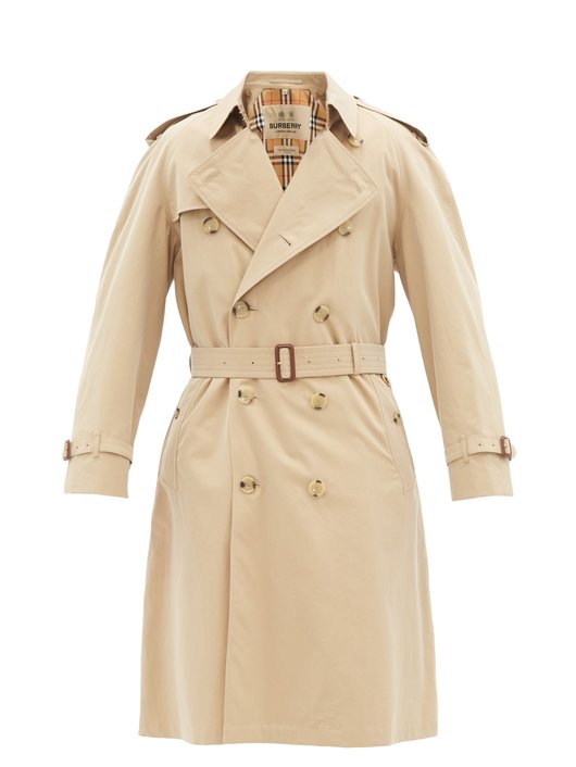 Westminster cotton-gabardine trench coat