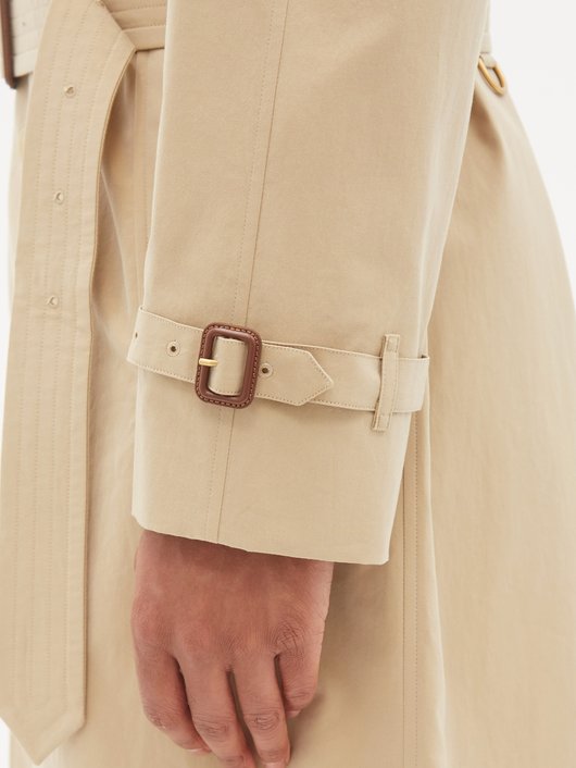 Westminster cotton-gabardine trench coat