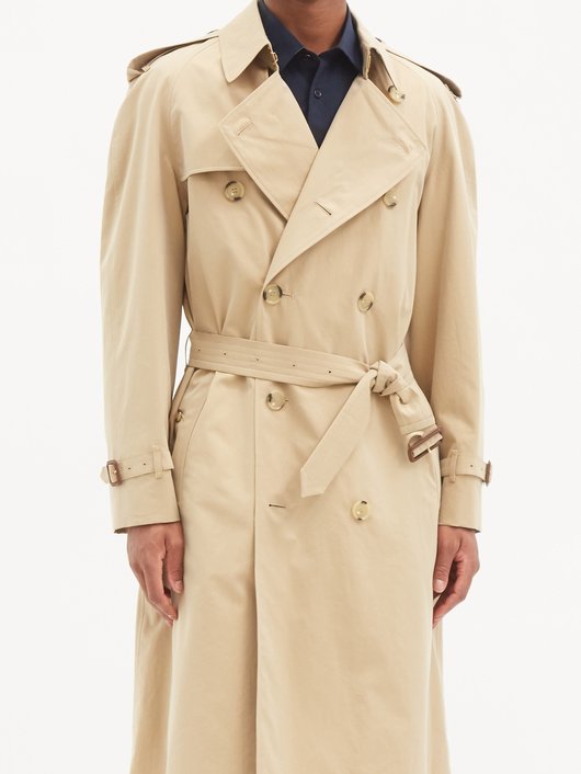 Westminster cotton-gabardine trench coat